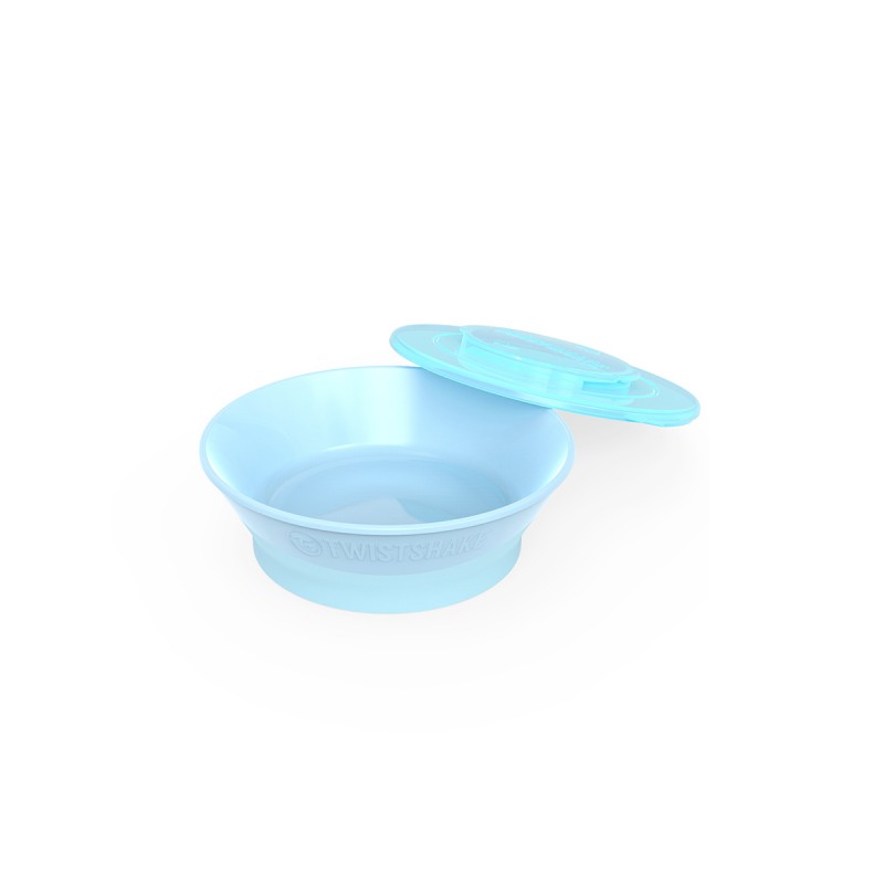 Глубокая тарелка 6+m. Twistshake Bowl цвет: Пастельный синий /Pastel Blue
