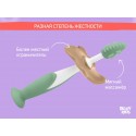 Набор: зубные щетки-массажеры для десен малышей Flower Цвет: оливковый RTB-008