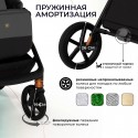Коляска детская 2в1 Sweet Baby Stella Plus Therma без москитки и дождевика цвет: dark grey