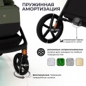 Коляска детская 2в1 Sweet Baby Stella Plus Therma без москитки и дождевика цвет: green
