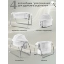 Колыбель-трансформер 4 в 1 Sweet Baby Melodia цвет: white