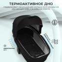 Коляска детская 2в1 Sweet Baby Stella Plus Therma без москитки и дождевика цвет: Black