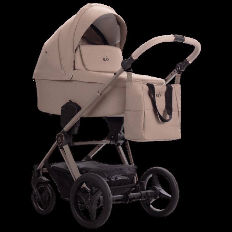 Коляска детская 2 в 1 Bjoy Lima ткань цвет: мокка