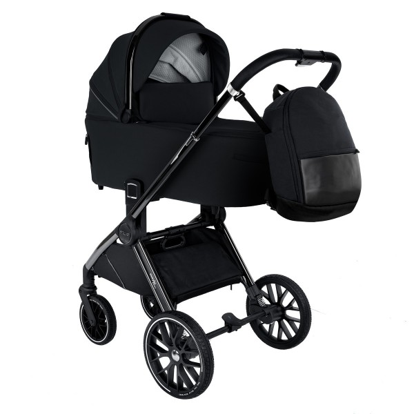 Коляска детская 2 в 1 Pituso Luxury цвет: black LXR/555-black