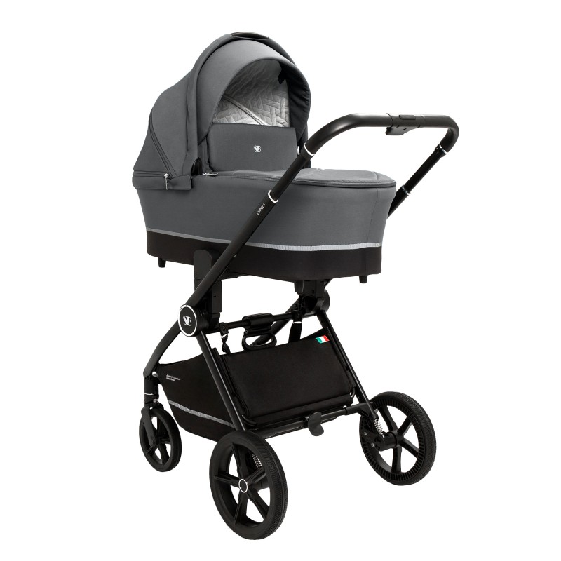 Коляска детская 2в1 Sweet Baby Cupola с сумкой цвет: Slate Grey