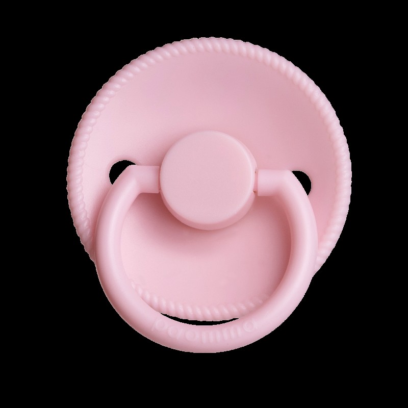 Пустышка Paomma с соской из натурального латекса (S) 0-6 месяцев цвет: baby pink