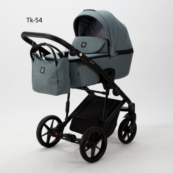 Коляска детская 2 в 1 Mobi Air Lux цвет: серо-изумрудный Tk-54