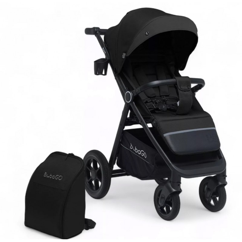 Коляска детская прогулочная Bubago Bass цвет: black / черный BG 130-4