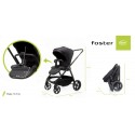 Коляска детская прогулочная с реверсивным блоком 4Baby Foster цвет: черный