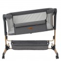 Электроколыбель-кроватка с корзиной Pituso Flora цвет: dark grey / темно-серый Электроколыбель-кроватка с корзиной Pituso Flora цвет: dark grey / темно-серый
