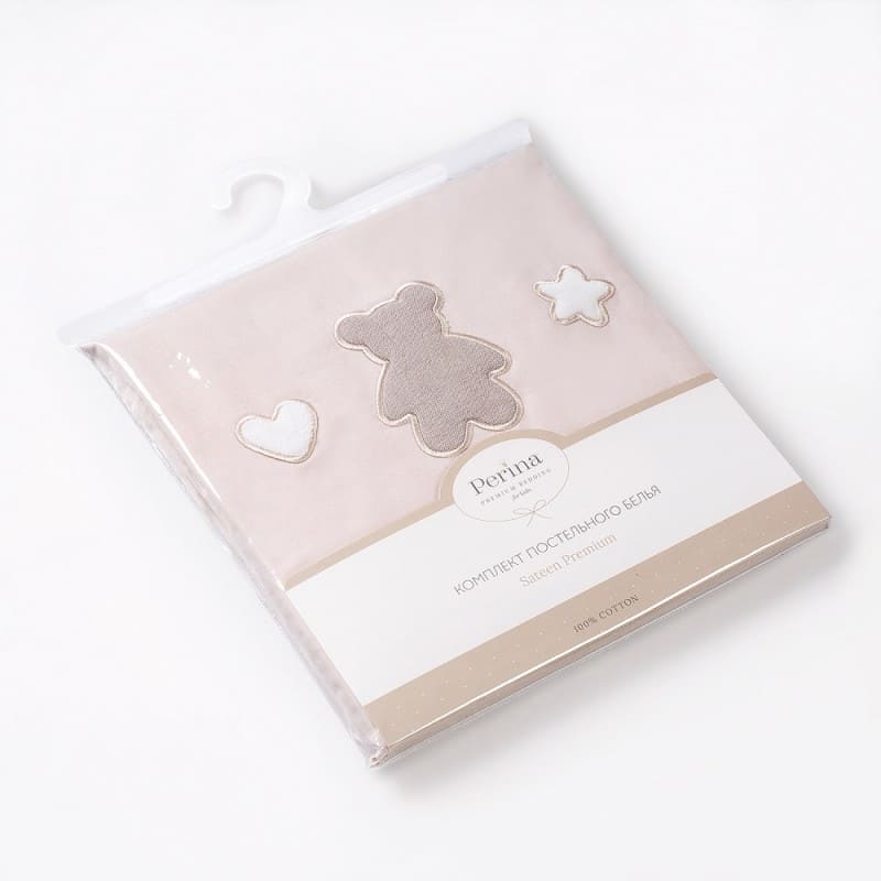 Комплект постельного белья 2 предмета Teddy Sateen Collection цвет: бежевый