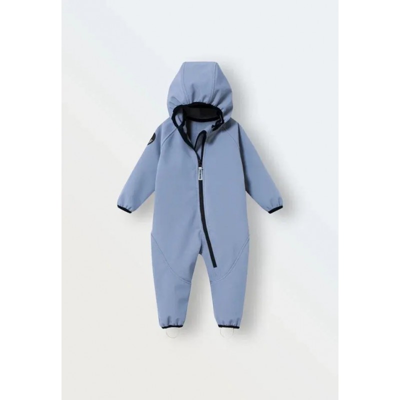Комбинезон демисезонный мембрана Softshell 86-92 см цвет: серо-голубой 167-133