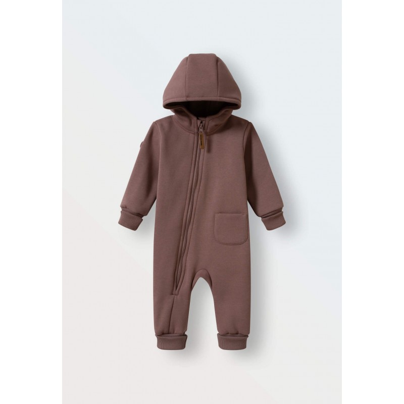 Комбинезон из футера с начесом Toucan 74 см цвет: шоколад 1633-55