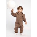 Комбинезон из футера с начесом Toucan 74 см цвет: шоколад 1633-55