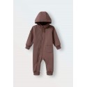 Комбинезон из футера с начесом Toucan 80 см цвет: шоколад 1633-55