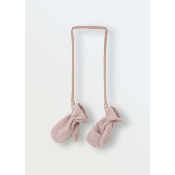 Рукавички 2-3 года на резинке из флиса Cute цвет: теплый беж 2202-122