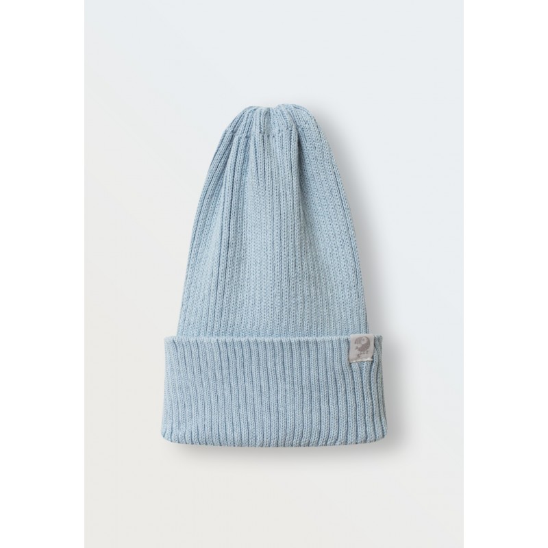 Вязаная шапочка-колпачок Simple 42-46 см цвет: голубой 6000-012