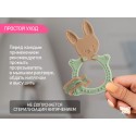 Универсальный прорезыватель BUNNY TEETHER цвет: оливковый Универсальный прорезыватель BUNNY TEETHER цвет: оливковый