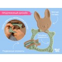 Универсальный прорезыватель BUNNY TEETHER цвет: оливковый Универсальный прорезыватель BUNNY TEETHER цвет: оливковый