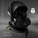 Автокресло-люлька 0-13 кг Sweet Baby Premier Plus WG06 Pro+WG10 цвет: Black
