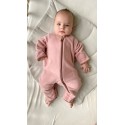 Флисовый комбинезон-поддева Cute 56-62 см цвет: пудра 1645-01