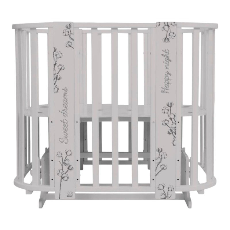 Кровать-трансформер детская 5 в1 Sweet Baby Arte цвет: Кашемир/хлопок