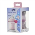 Бутылочка для кормления с соской 150 мл 0+ Chicco Natural Feeling цвет: GIRL