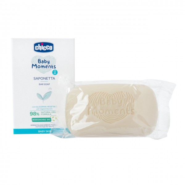 Мыло детское Chicco Baby Moments 100 гр