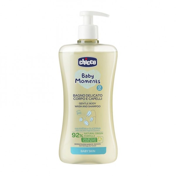 Нежная пена для тела и волос Chicco Baby Moments 500 мл