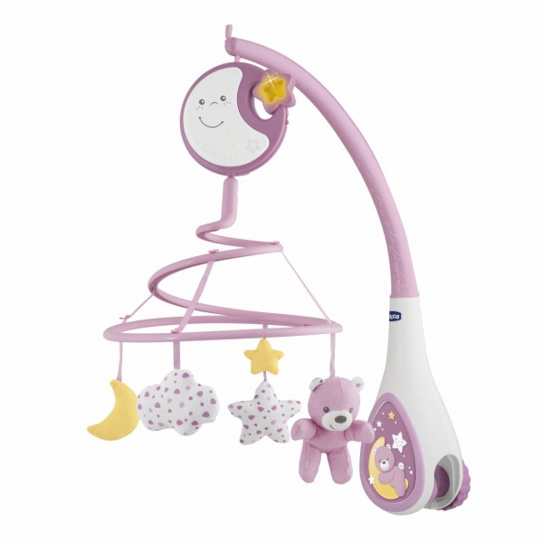 Игрушка-мобиль музыкальный на кроватку Chicco Next2Dreams цвет: розовый