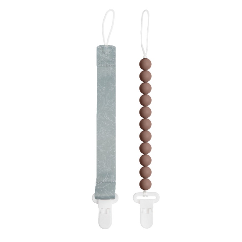 Набор держателей для пустышки 2 шт Paomma цвет: Sage / Taupe PCL10704