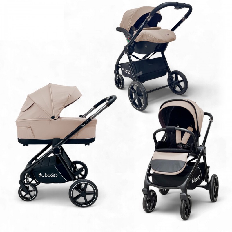 Коляска детская 3 в 1 Bubago Niveta цвет: Мокко BG 192-3