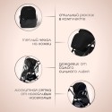 Коляска детская 3 в 1 Bubago Niveta цвет: черный BG 192-1