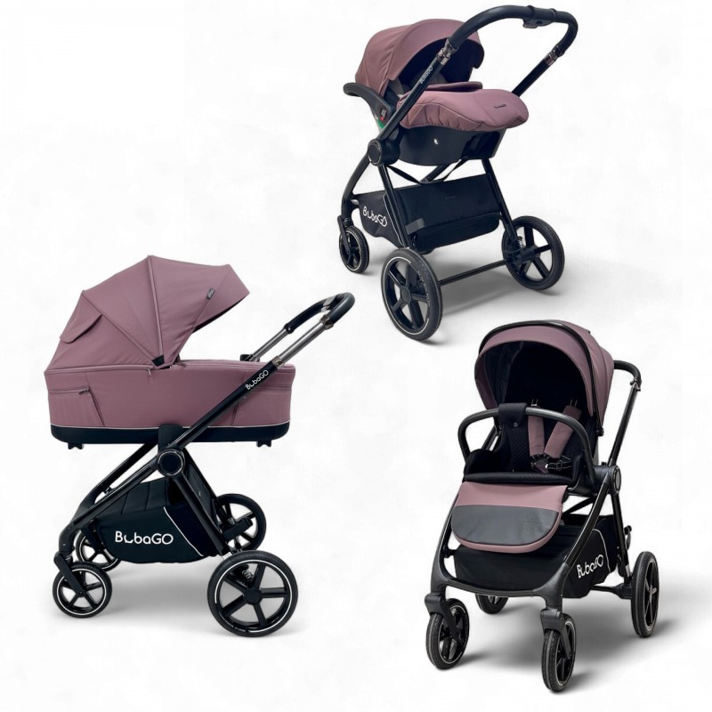 Коляска детская 3 в 1 Bubago Niveta цвет: Лиловый BG 192-4 Коляска детская 3 в 1 Bubago Niveta цвет: Лиловый BG 192-4