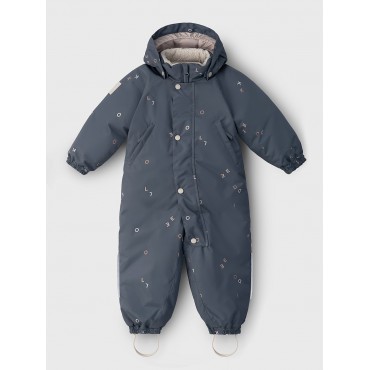 Зимний комбинезон Leokid Hero 2025 80-86 см цвет: say my name dark gray