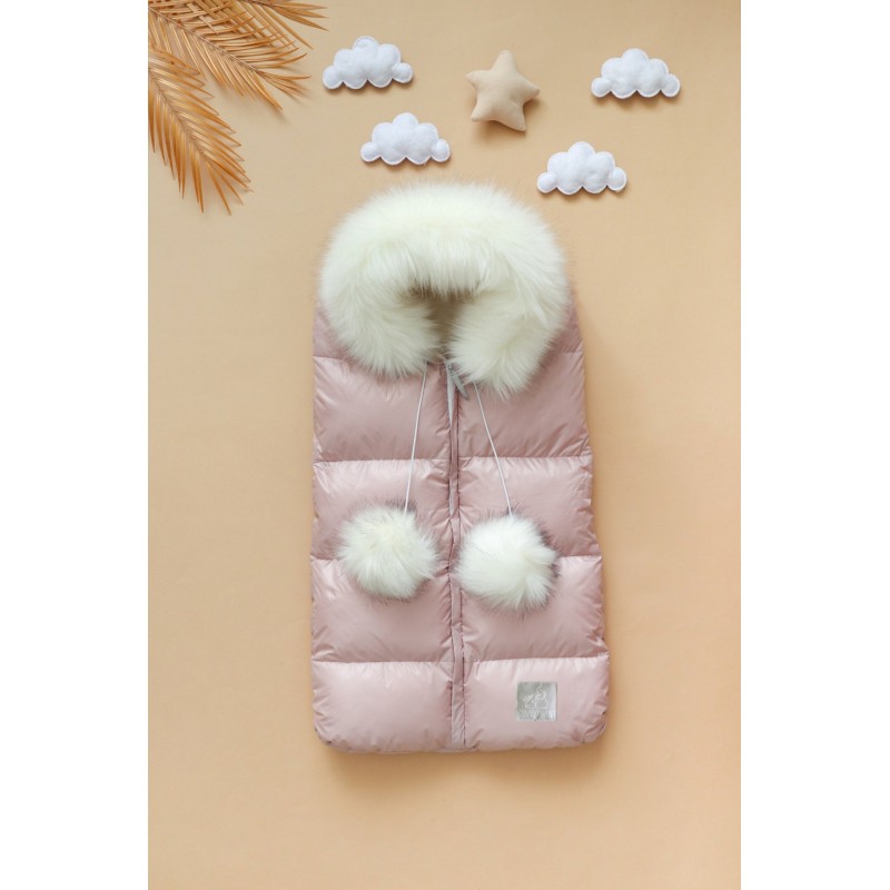 Конверт на выписку и прогулки " Atlantic " цвет: dusty rose / пудровый 0299