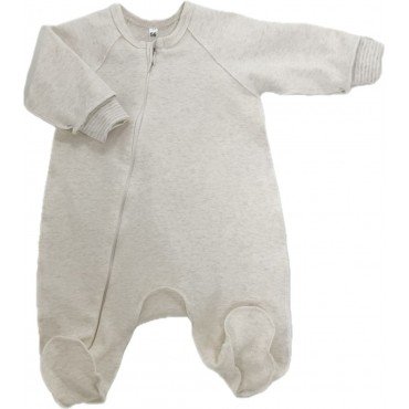 Комбинезон на молнии из хлопка 56 см Т-216/бежевый