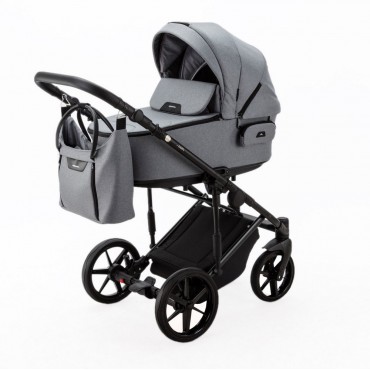 Коляска детская 2 в 1 Adamex Zico Tip цвет: серый TK-60 Коляска детская 2 в 1 Adamex Zico Tip цвет: серый TK-60
