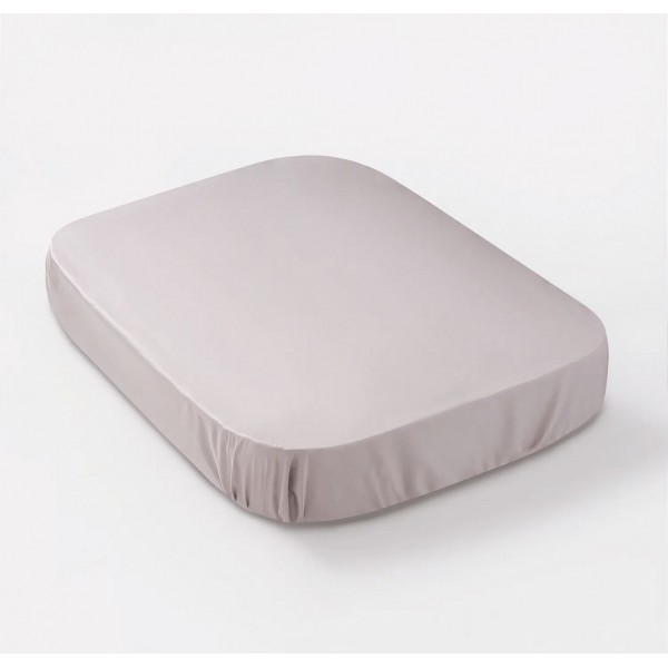 Простыня на резинке детская 100*70 см цвет: серый ПР-С.100.70.6