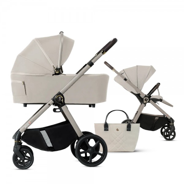 Коляска детская 2 в 1 Dada Prams Flux цвет: almond/mindal
