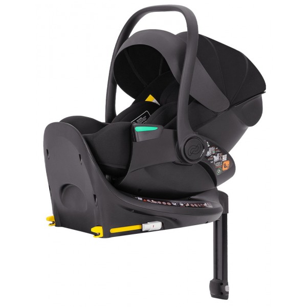 Автокресло-люлька 0-13 кг Carrello Vega Lite + база Isofix цвет: absolute Black B005B