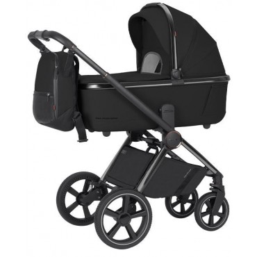 Коляска детская 2 В 1 Carrello Ultimo CHROME 2025 цвет: sable Black CRL-6524