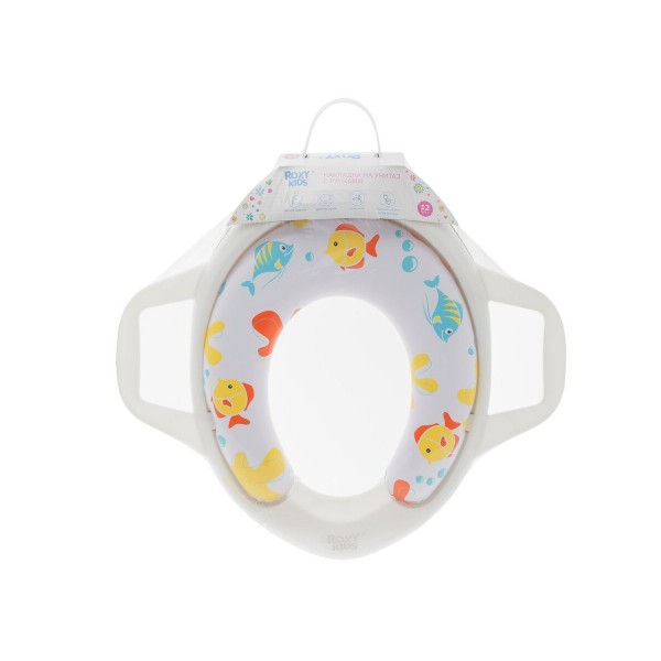 Накладка на унитаз детская универсальная с ручками Fishlife RTS-622-11