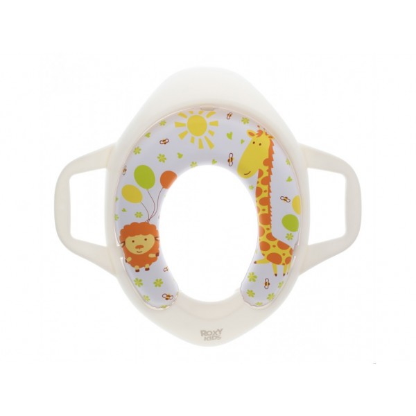 Накладка на унитаз детская универсальная с ручками Africa RTS-622-14W