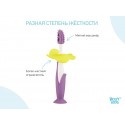 Набор: зубные щетки-массажеры для десен малышей Flower Цвет: фиолетовый RTB-004
