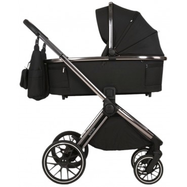 Коляска детская 2 в 1 Adamex Spark Poler цвет: onyx black Коляска детская 2 в 1 Adamex Spark Poler цвет: onyx black