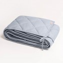 Защита для детской кроватки /стеганый бортик Slim цвет: голубой СБ.120-SM.10