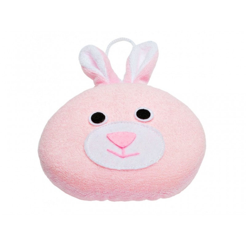 Мягкая губка-мочалка для купания «Зайка» RBS-005 Мягкая губка-мочалка для купания «Зайка» RBS-005