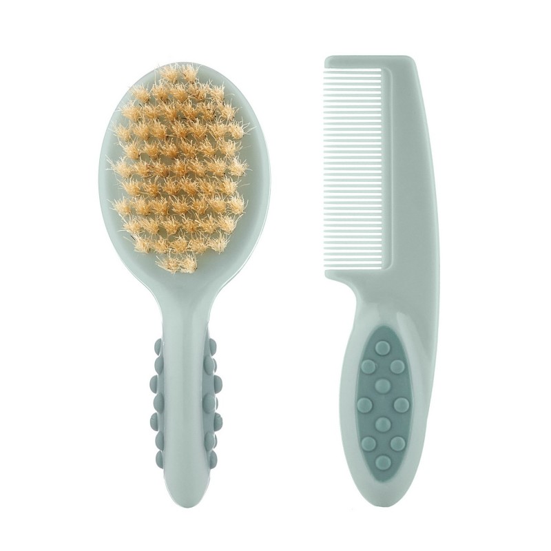 Детская щеточка с расческой цвет: зеленый RBH-001-G Детская щеточка с расческой цвет: зеленый RBH-001-G