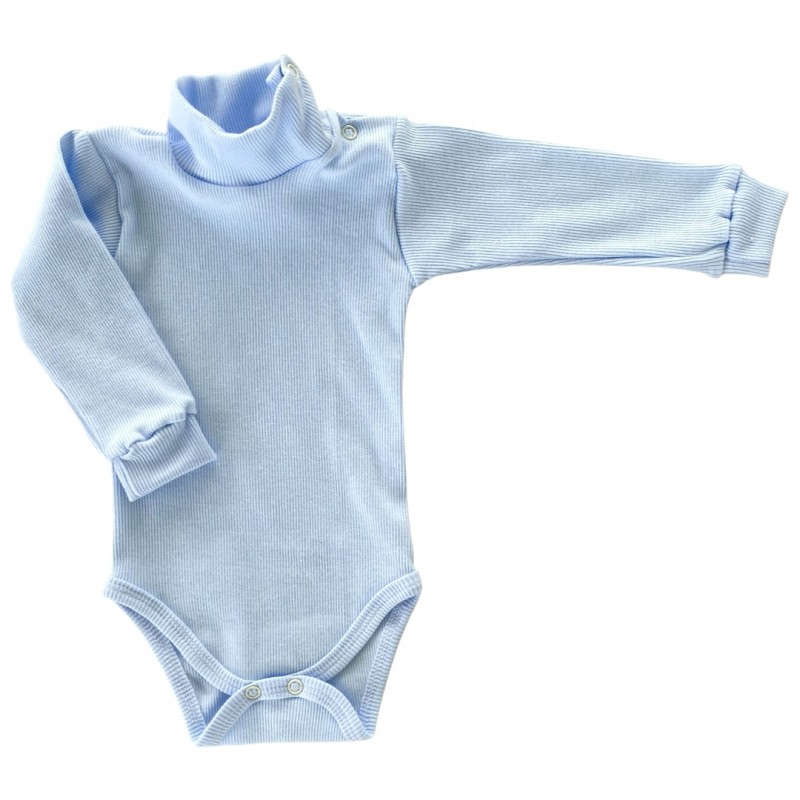 Боди-водолазка "Кашкорсе" 62-68 см цвет: голубой Т-185 Боди-водолазка "Кашкорсе" 62-68 см цвет: голубой Т-185